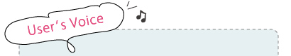 User’s Voice